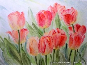 Tulpen 2  - 39,5 x 29,5